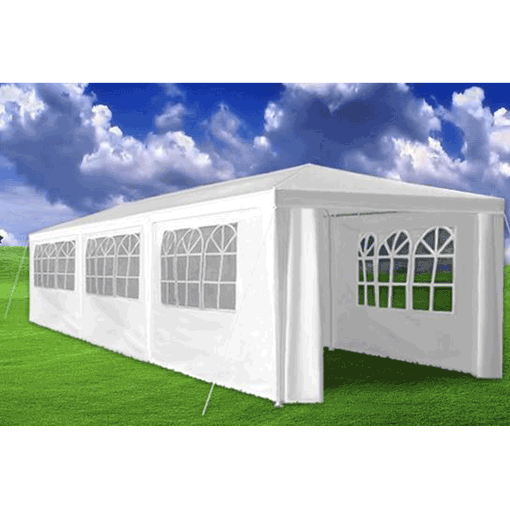 TEKNO TYP-3 kerti party sátor, fehér, 3x9 m